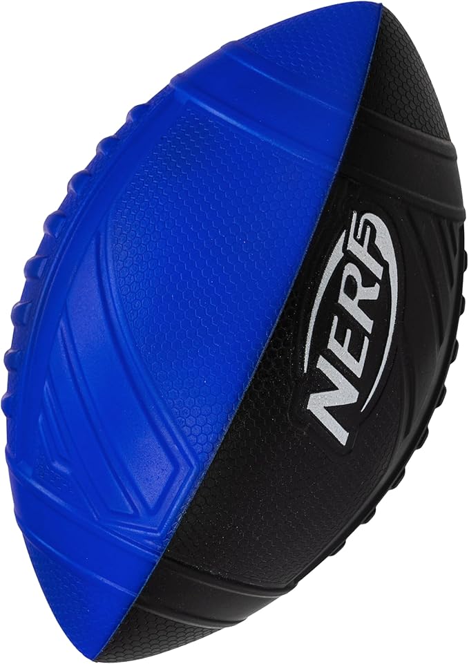 Nerf Pro Grip Football, Blue, Classic Foam Ball, Easy to Catch & Throw, Sports Toys, Christmas Gifts or Stocking Stuffers ...
