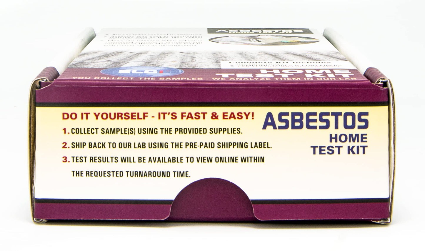 SLGI Home Test Kits Asbestos 1 PK (5 Bus. Days) Return Ground Shipping Included