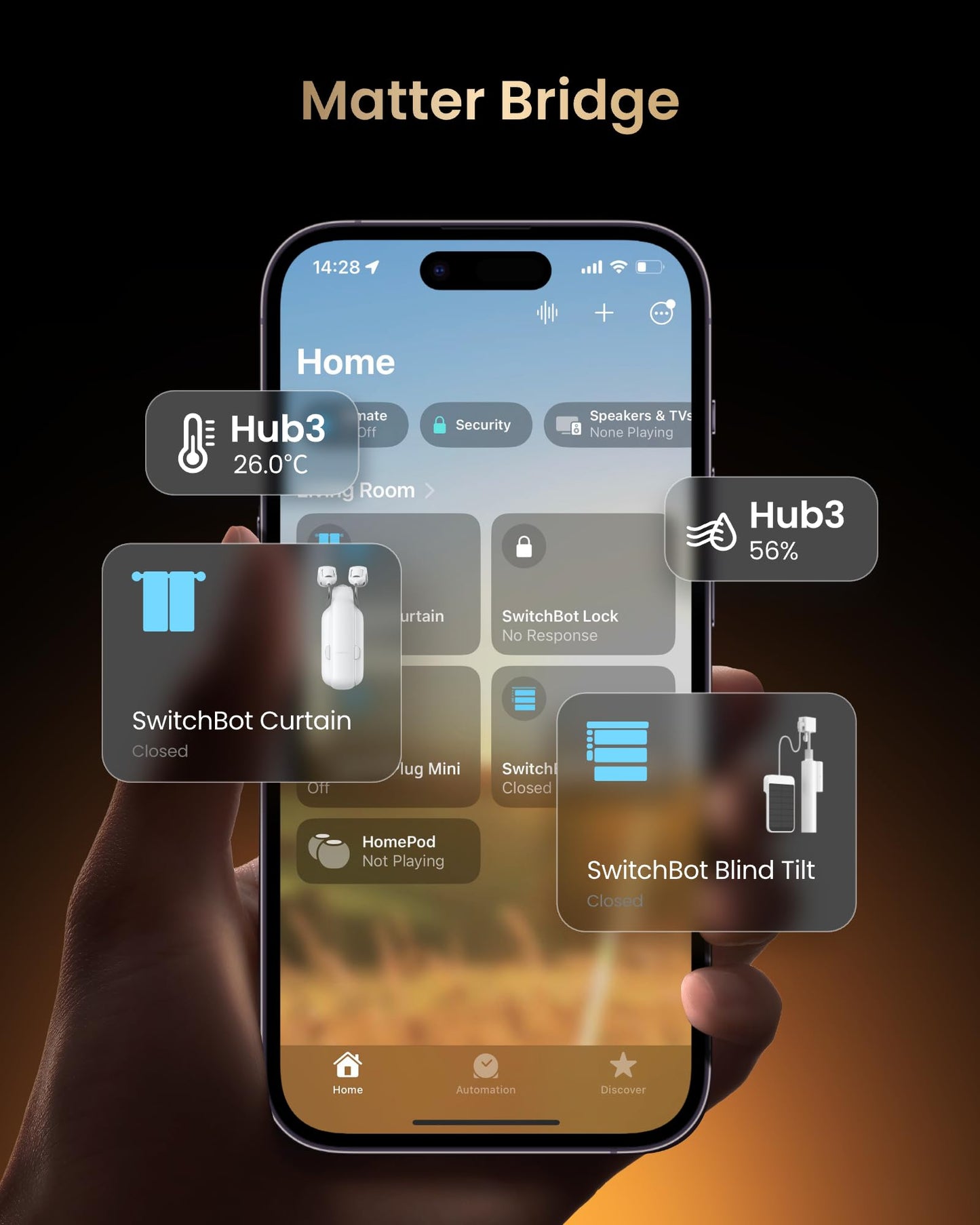 Switchbot Hub 3 (3Rd Gen), Smart Home Hub With 2.4 Ips Screen & Knob Control, Wifi Thermometer Hygrometer, Ir Remote Hub (Matter