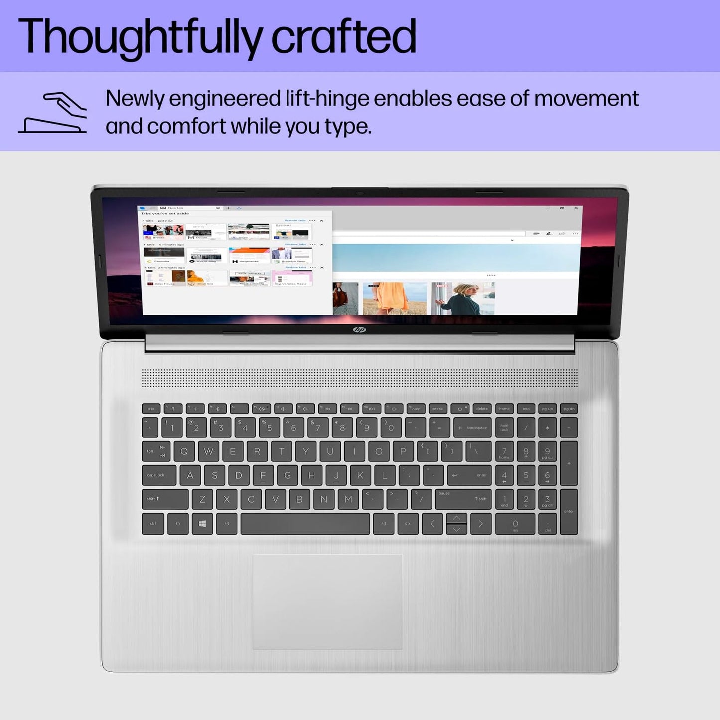 Hp Essential 17.3 Fhd Laptop, Intel Core I3-1215U, 16Gb Ram, 1Tb Pcie Ssd, Numeric Keypad, Webcam, Wi-Fi, Hdmi, Windows 11 Home,