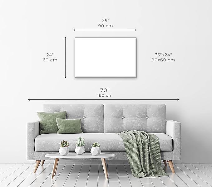 artgeist Pinboard World Map 35x24 in - Cork Board & Canvas Print Wall Art 1 pcs Memoboard with 50 Pins Noticeboard Message Board Image Picture Home Decor Travel Map Map of The World k-C-0128-p-a
