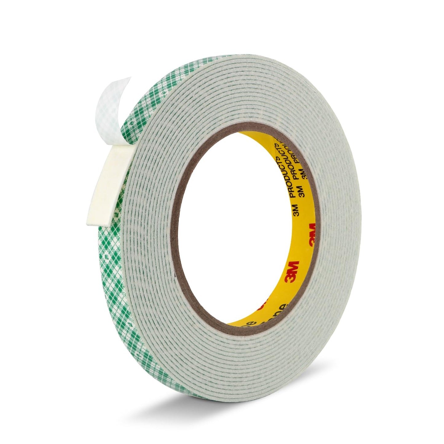 Double Sided Tape Foam Tape 1/2" x 18Ft Made of 3M High Shear Adhesive Mounting Tape with High Temperature Resistance for Interior Exterior Mounting Applications and Home Office Deco