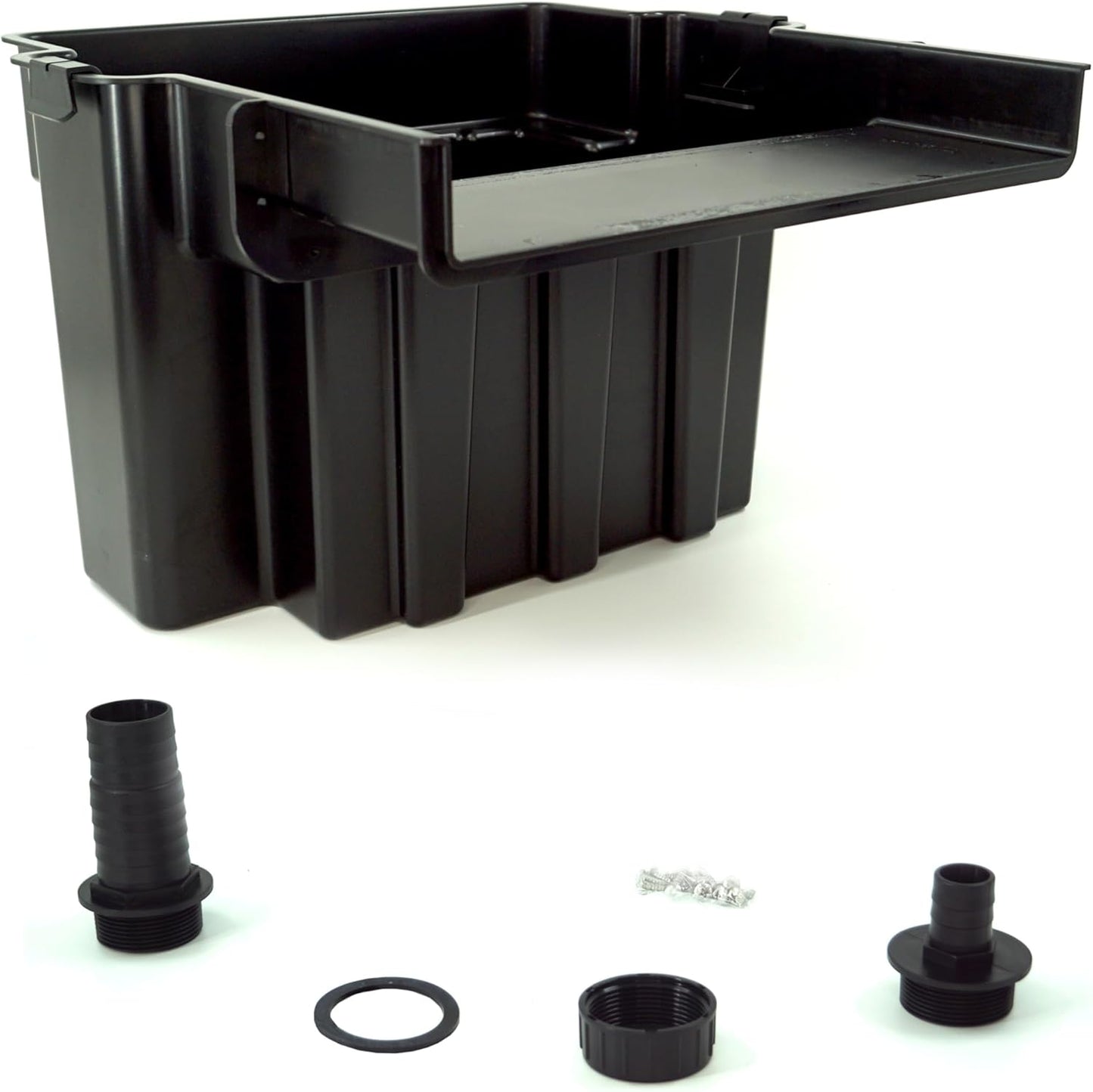 HALF OFF PONDS 16-Inch Filtering Waterfall Spillway for Ponds and Waterfall Streams up to 4,000 gallons. Includes Filter Media