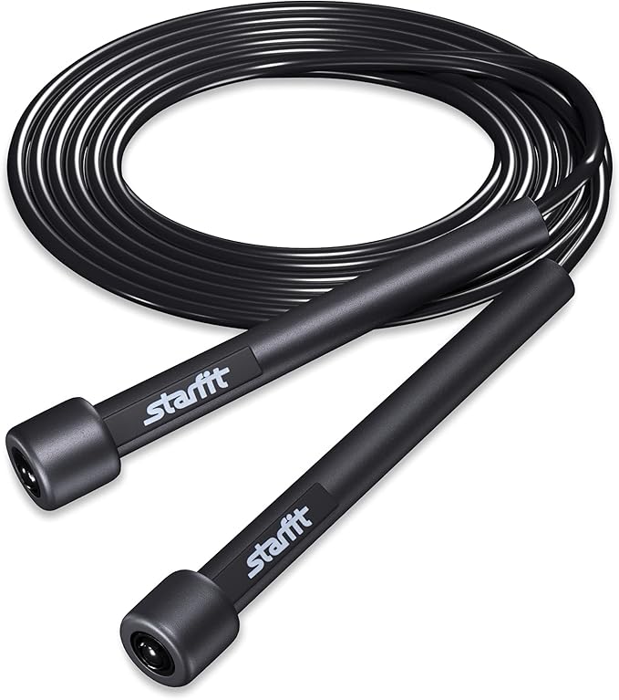 STARFIT Lightweight Jump Rope for Fitness and Exercise, Adjustable Jump Ropes with Plastic Handles, Cardio and Endurance T...
