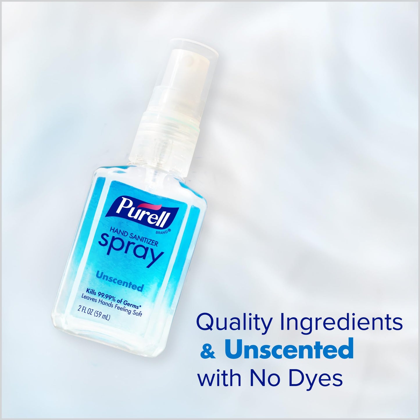 PURELL Advanced Hand Sanitizer Spray, Unscented, 2 fl oz Travel-Size Spray Bottle (Pack of 6) – 2023-04-EC
