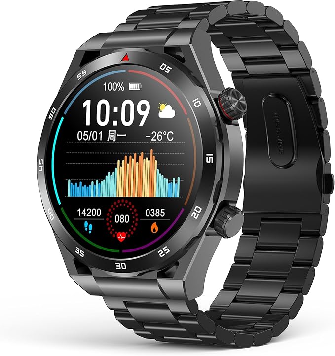 EarlySincere Smart Watches for Men with Blood Pressure, 1.39" HD Fitness Watch, Smartwatches with Heart Rate Blood Oxygen ...