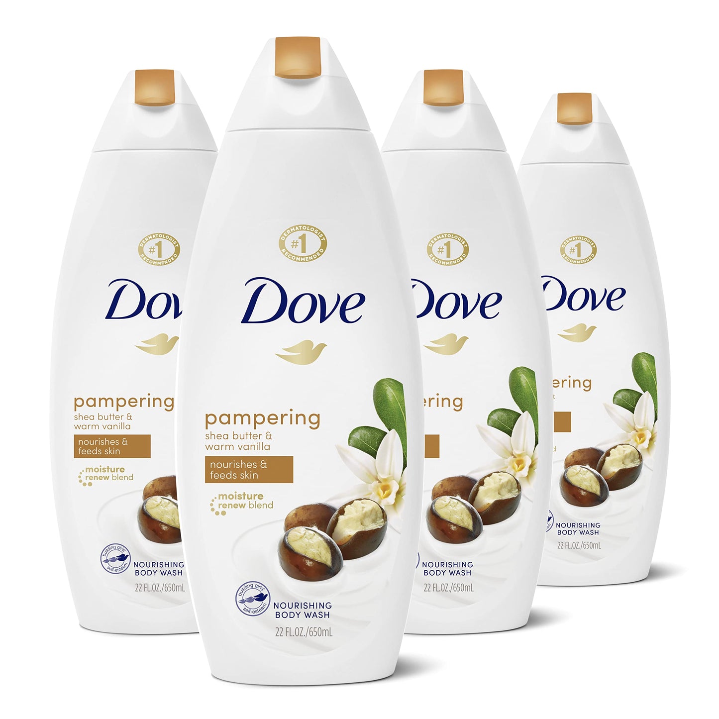 Dove Purely Pampering Body Wash for Dry Skin Shea Butter with Warm Vanilla Effectively Washes Away Bacteria While Nourishing You