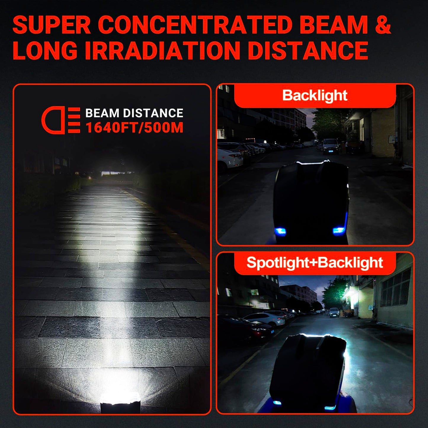 Suparee Remote Control Led Spotlight  60W 5000Lm Outdoor Led Searchlight Auto-Reset 360Rotation For Boat Truck Offroad Marine Wireless Magnetic Spot Light  (6 Strong Magnets & Automatic Searching)
