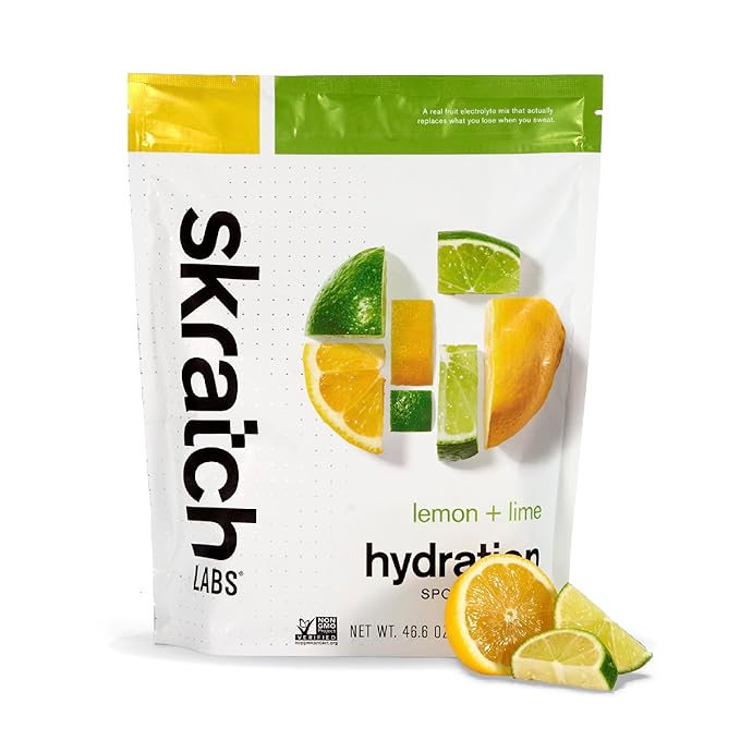 Skratch Labs Hydration Powder | Sport Drink Mix | Electrolytes Powder for Exercise, Endurance, and Performance | Lemon + L...