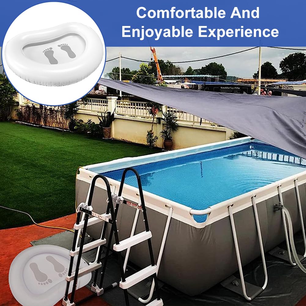 Inflatable Pool Foot Bath Basin, Foot Soaking Bath Basin Pool Feet Wash for Above Ground Swimming Pools, Swimming Pools Clean Fe