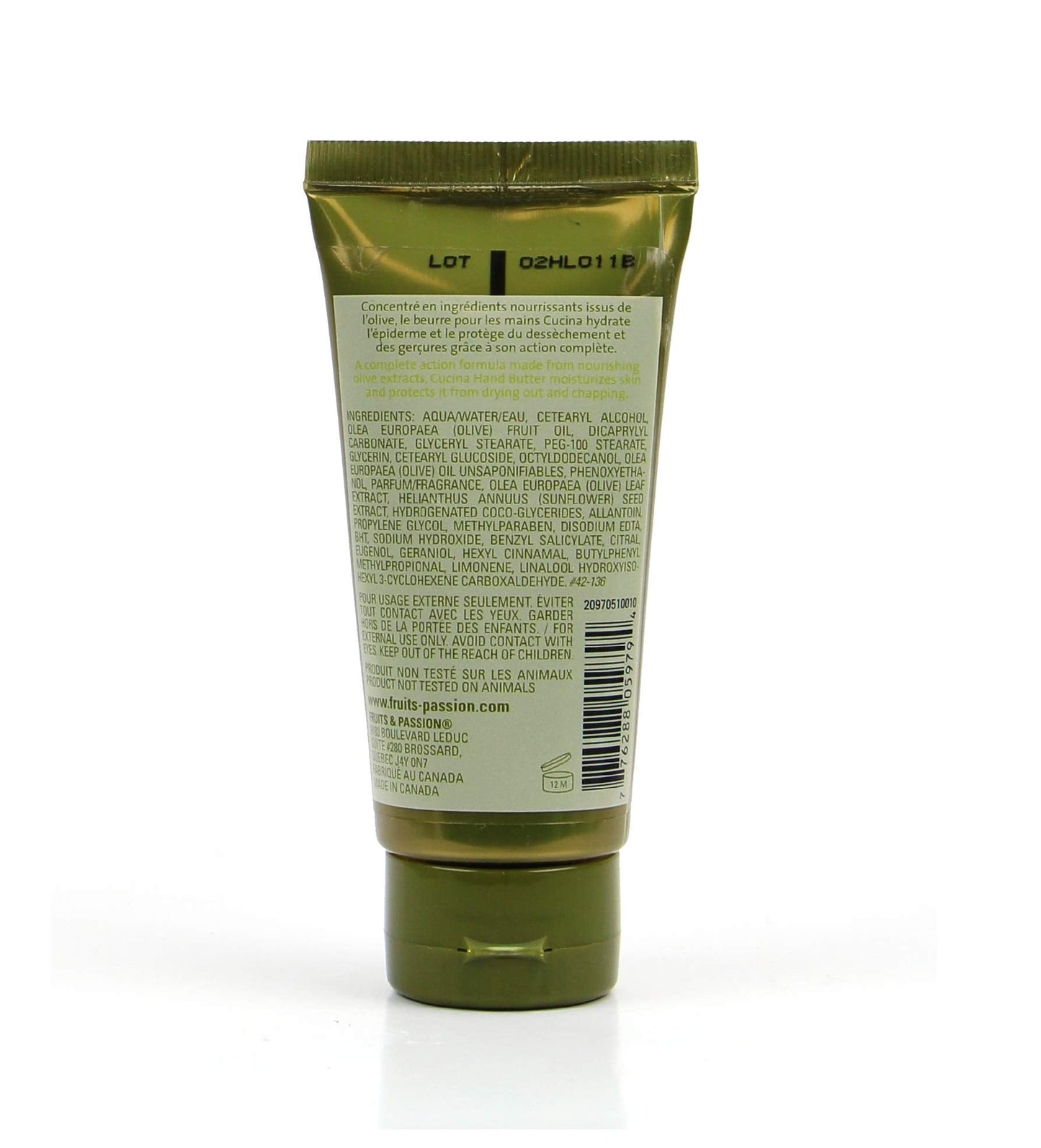 Fruits & Passion Cucina Olive and Coriander 60ml Hand Butter and Regenerating Cream Bundle (Olive and Coriander Tree)