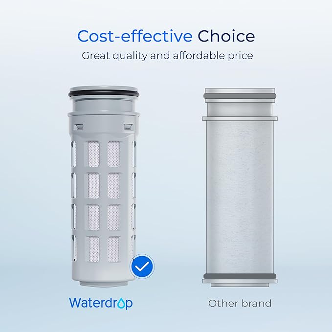 Waterdrop Replacement for Brita® Stream Pitcher Water Filter, Brita® OB05 Filter Pitchers and Dispensers, Pour Through Filters, Upgraded 7-stage Filters, Lasts 2 Months, Pack of 4