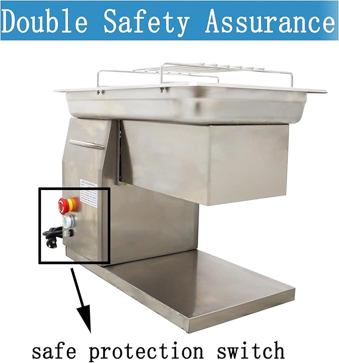 Commercial Stainless Steel Meat Slicer Body for 110V QH Meat Cutting Machine Cutter