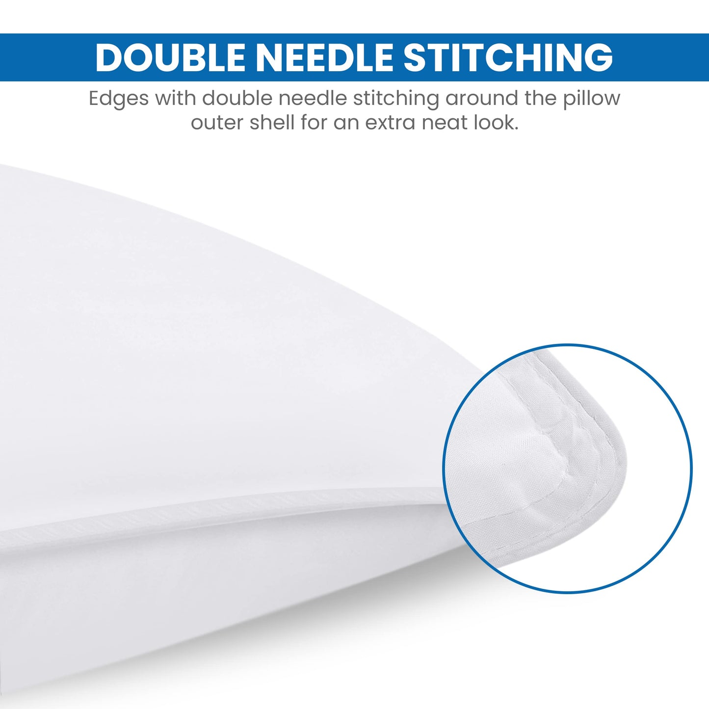 Utopia Bedding Bed Pillows for Sleeping (White), Queen Size, Set of 2, Hotel Pillow, Cooling Pillows for Side, Back or Stomach Sleepers