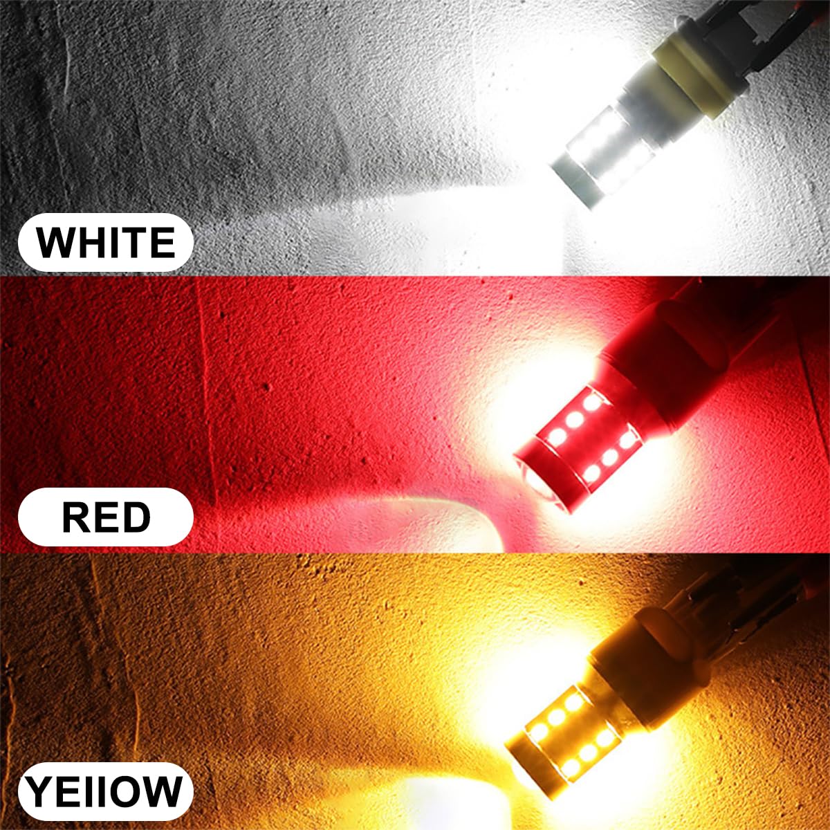 Mandark 3156 Led Car Turn Signal Bulbs  2Pcs Super Bright Automotive Front Rear Blinker Light  Brighter Vehicle Marker Parking Lighting Accessories  Universal For Suv Sedan Truck (Red)