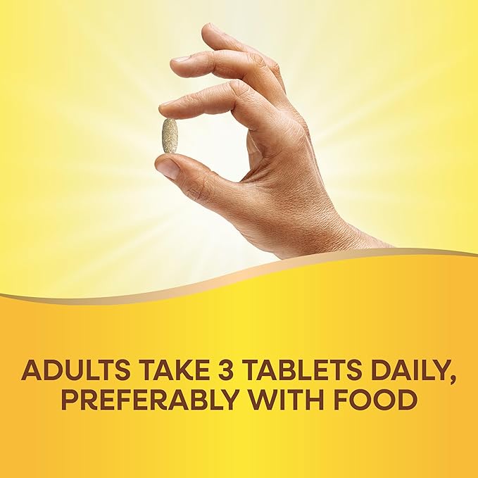 Nature's Way Alive! Max3 Potency Adult Complete Multivitamin, High Potency B-Vitamins to Support Energy Metabolism*, with Methylated B12 and Folate, No Added Iron, 180 Tablets