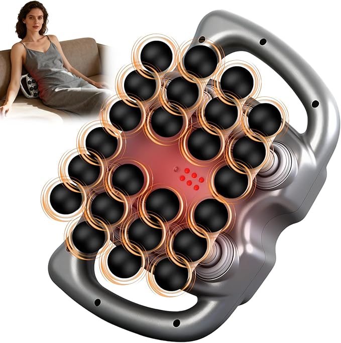 24-Head Massage Gun Set, With 99 Levels & 9 Modes, Massage Gun Deep Tissue, Legs, Waist, Neck and Back Massager for Muscle...