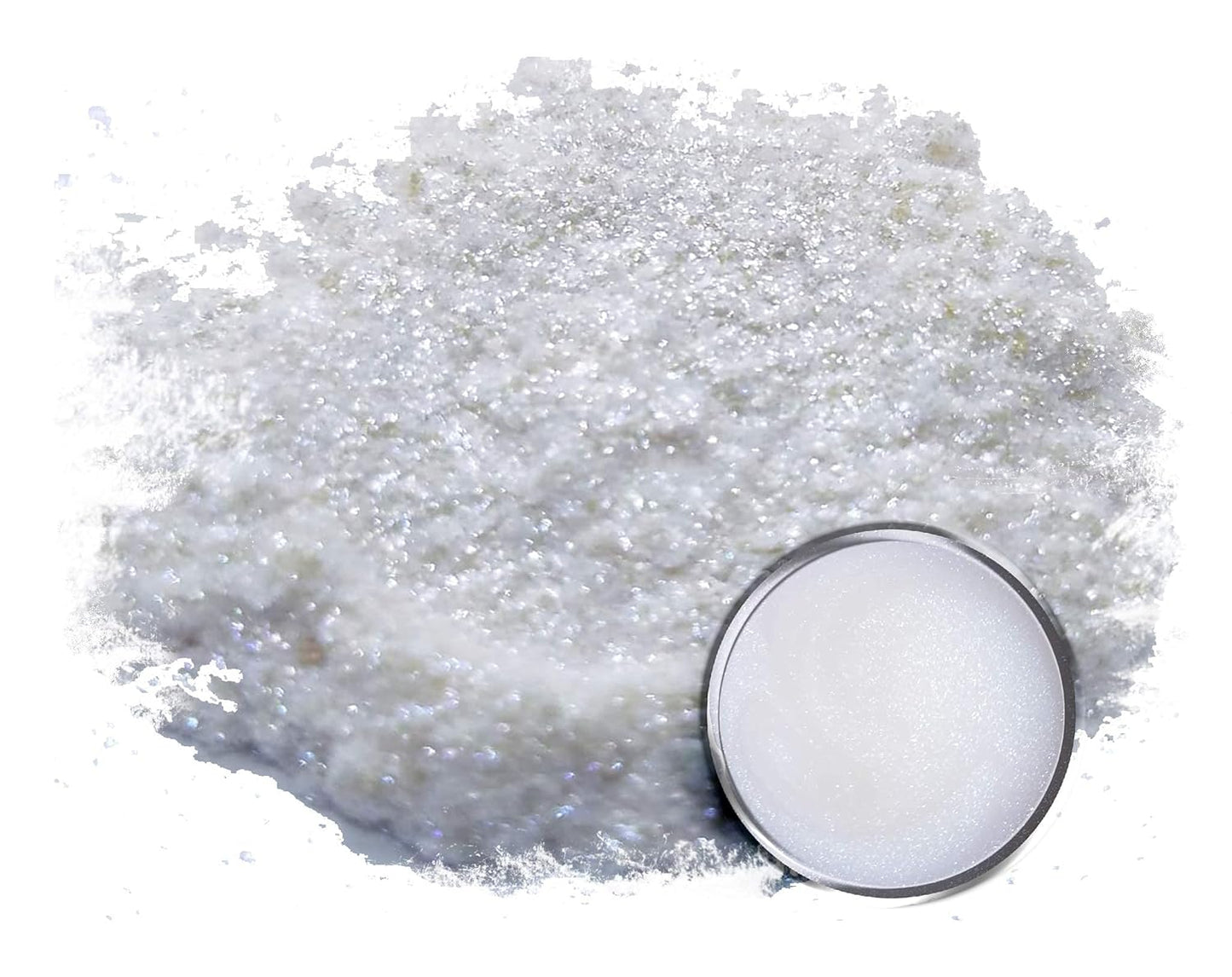 Eye Candy Pigments Premium Ghost Mica Powder - Glimmer Ghost Blue (50gr) - for Epoxy, Resin, Soap, Paint, Woodworking, Acrylic Pouring, Bath Bombs, Fishing Lures - DIY Arts and Crafts Additive