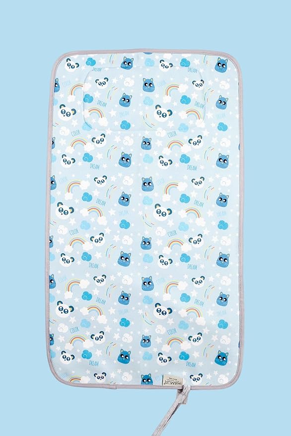 Hamur Home Portable Changing Pad – Waterproof, Washable & Easy Wipe Clean, Foldable Travel Baby Changing Mat for Diaper Bag, Compact & Lightweight, Must-Have for Newborns (Dream Pattern)