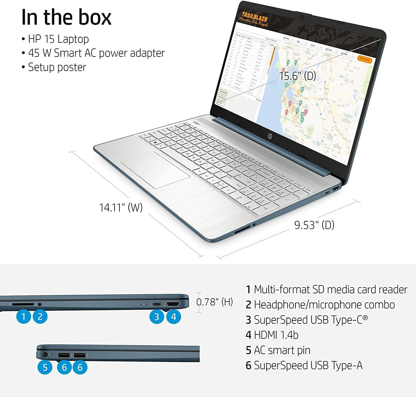 Hp 2022 15.6? Fhd Busienss Laptop, Amd Ryzen 5 5500U 6 Core(Beat I7-1160G7, Up To 4Ghz), 16Gb Ram, 1Tb Pcie Ssd, Amd Radeon Grap