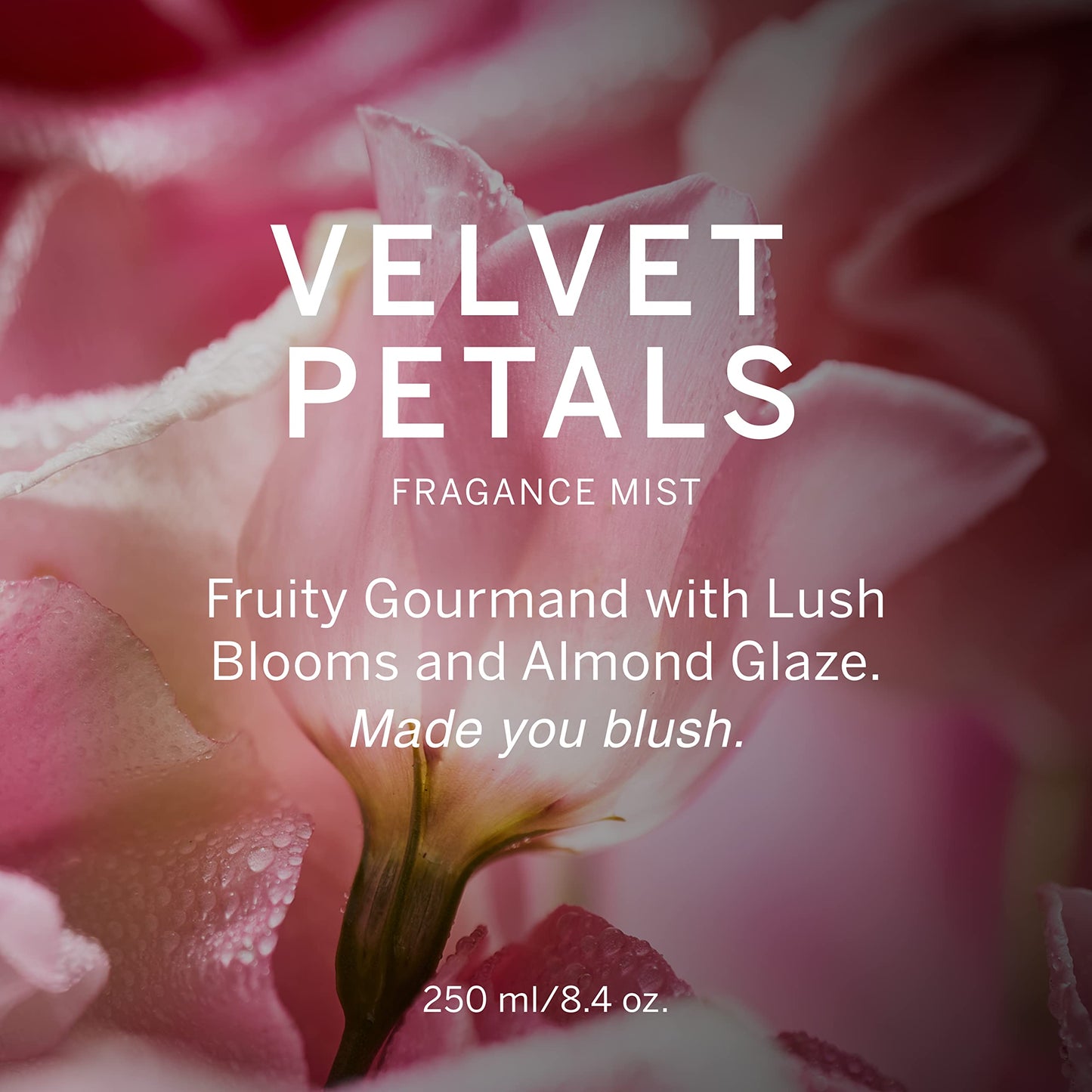 Victoria's Secret Velvet Petals Body Mist for Women, Perfume with Notes of Lush Blooms and Almond Glaze, 250 ml / 8.4 oz