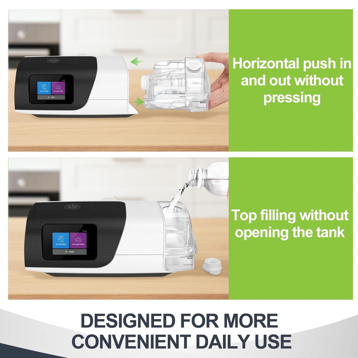 MEDICOLOR Upgraded Water Chamber for AirSense 11, Replacement Water Tub for S11 Series, Easy to Refill & Clean, Reliable CPAP S11 Humidifier Container Supplies