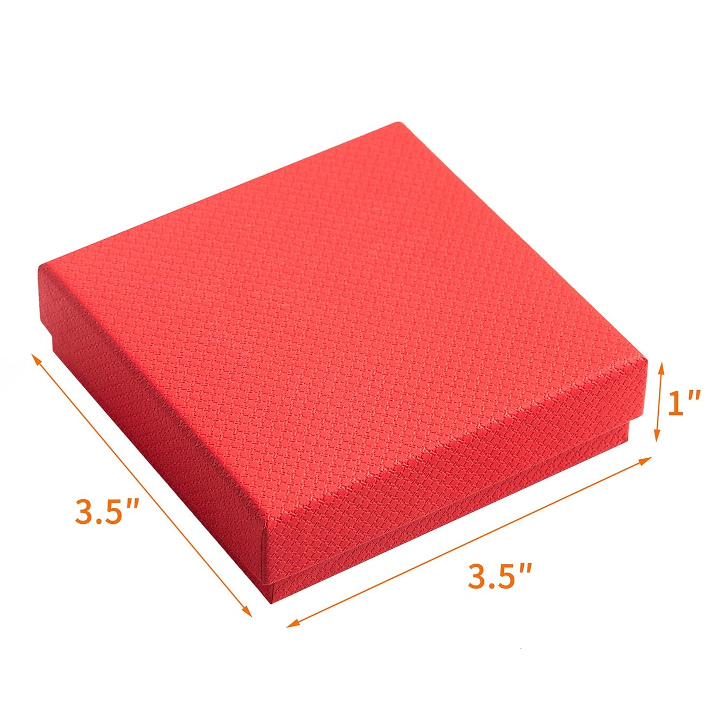 GEFTOL Jewelry Gift Boxes 40 Pack 3.5x3.5x1 Inch Cardboard Jewelry Boxes,Small Gift Boxes for Jewelry Earrings Necklaces Handmad