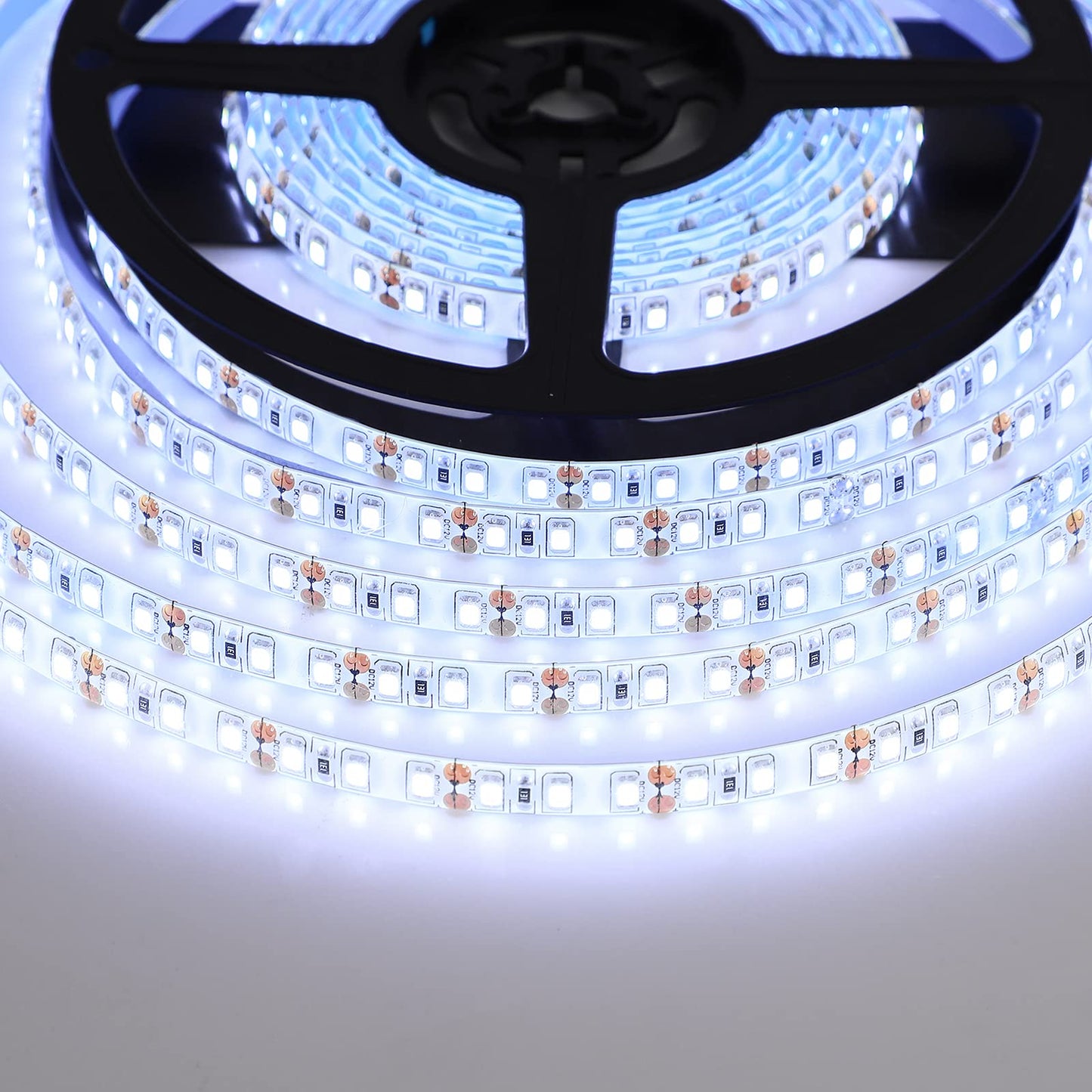 Supernight 600 Leds Light Strip, 16.4Ft Waterproof Daylight White Led Rope Lighting For Bedroom, Boat, Christmas, Tv Backlighting