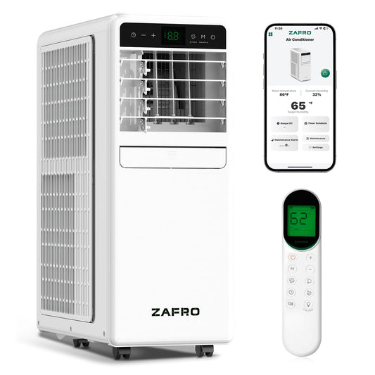 10,000 BTU Portable Air Conditioner, 3-IN-1 Smart AC Unit with Fan/Dehumidifier/Drainage-free Cooling, APP/Voice/Remote/Touch, 4