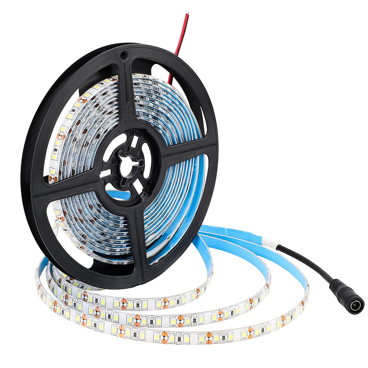 Supernight 600 Leds Blue Strip Light, 16.4Ft Waterproof Flexible Rope Lights, Ip65 For Bedroom, Mirror, Kitchen, Party Decor