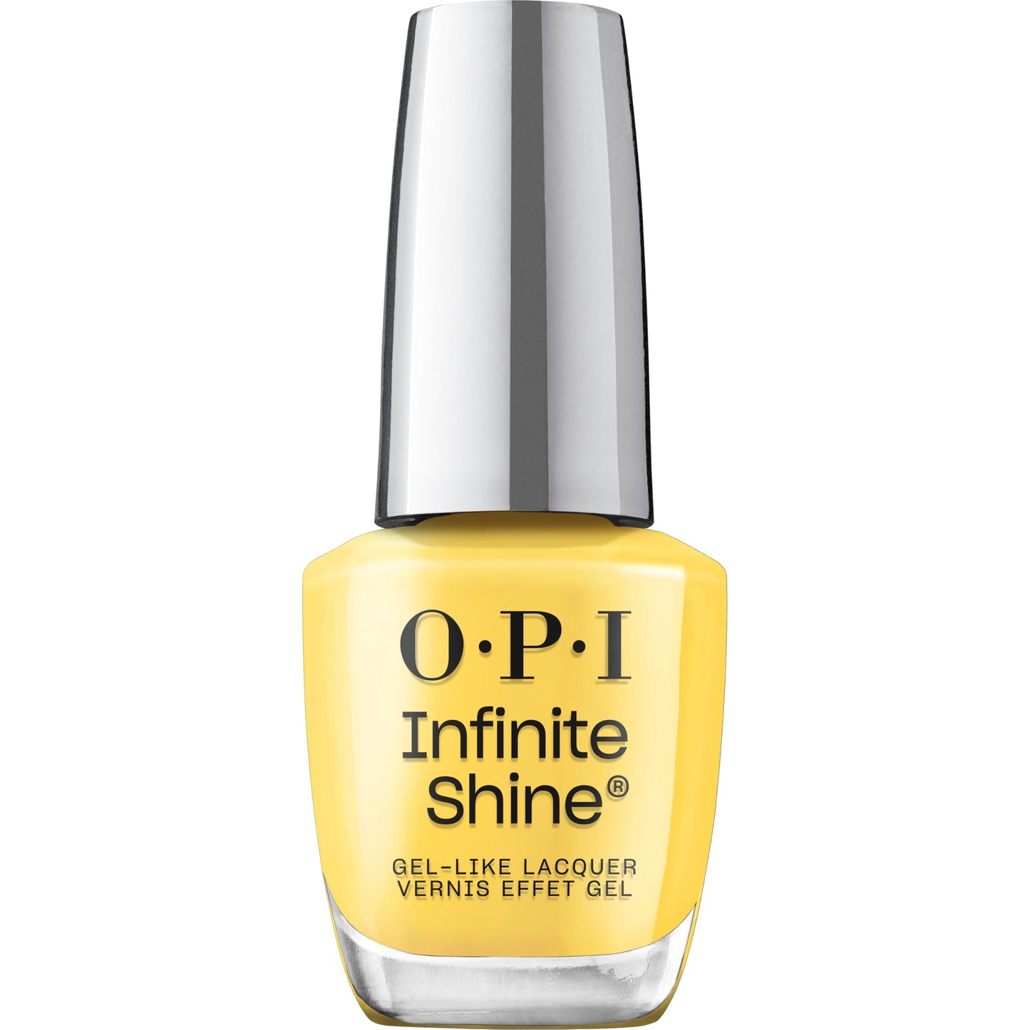 OPI Infinite Shine Keep Up Buttercup | Opaque Bright Yellow Long Wear Gel Like Crme Nail Polish | Make 'Em Jelly! Collection | S
