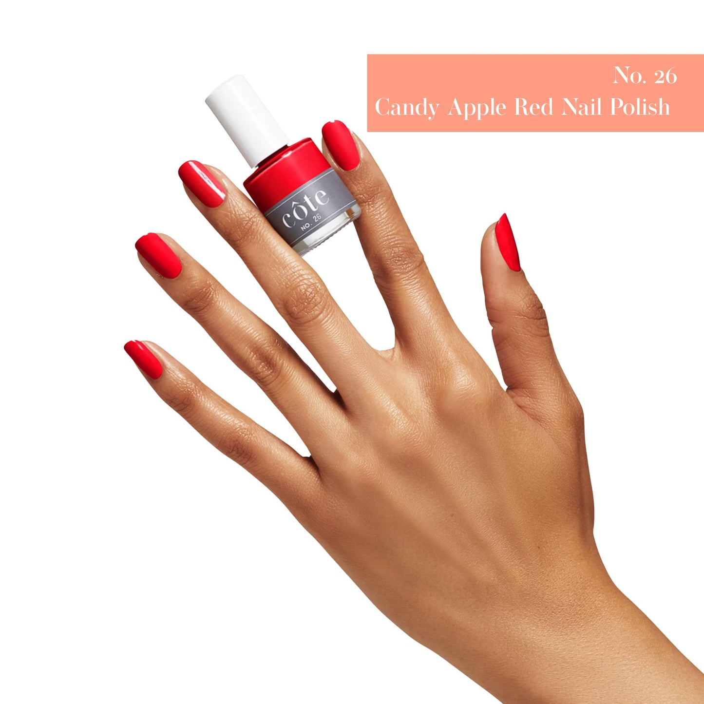 Cote Shop Cote Nail Polish - Quick Dry Vegan 0.4 Fluid Oz Regular Cruelty Free Non Toxic & Safe Chip Resistant Full Coverage (No