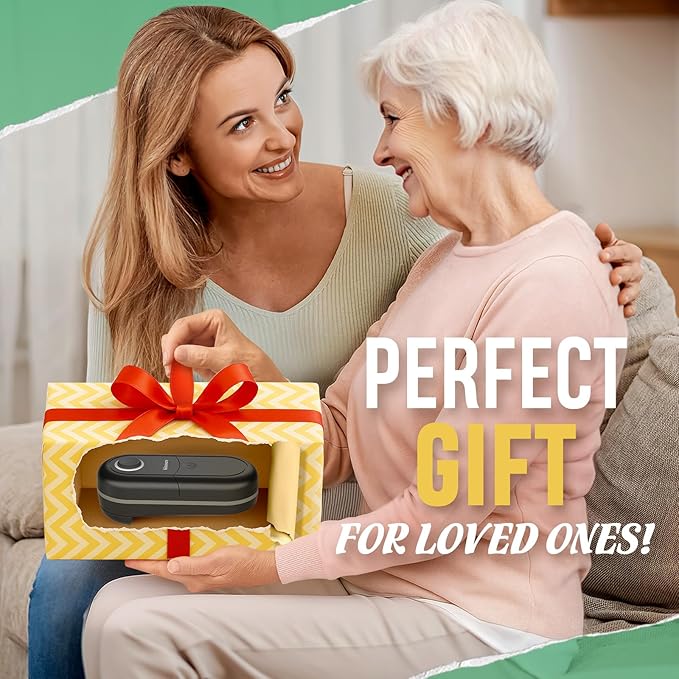 Handsfree One Touch Electric Can Opener Easy and Fast Flex Side Cut All Can Sizes, Automatic Handheld Battery Operated Kitchen Gadget Gift with Smooth Edge Safety for Seniors & Arthritis