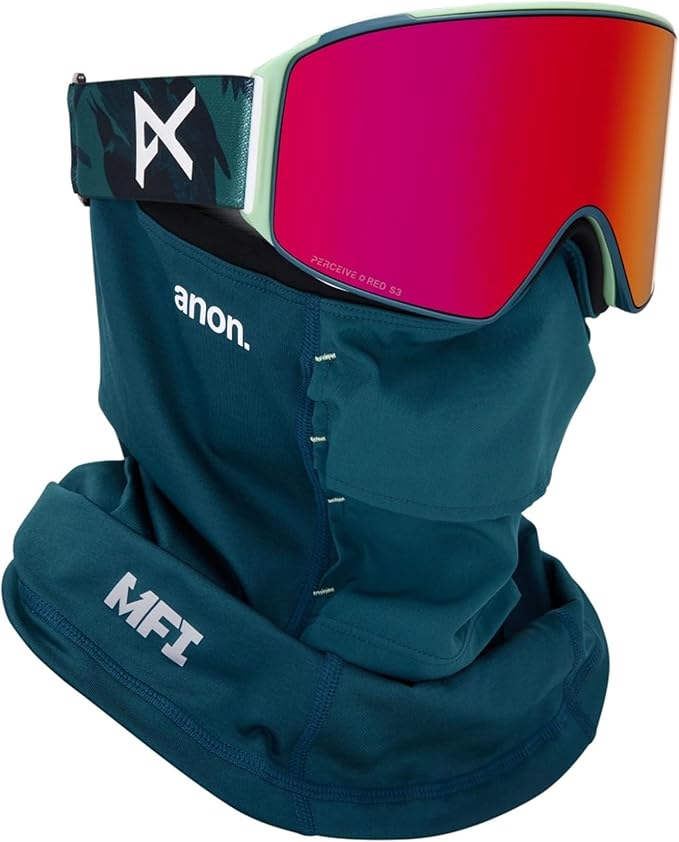 Anon M4 Cylindrical Snow Goggles + Bonus Lens + MFI® Face Mask