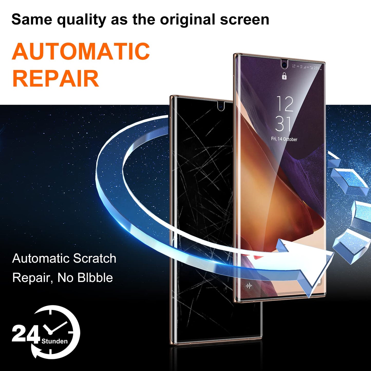 Uniqueme [2+2 Pack] Compatible With Samsung Galaxy Note 20 Ultra 6.9 Inch Soft Tpu Screen Protector ?Not Glass? And Camera Lens