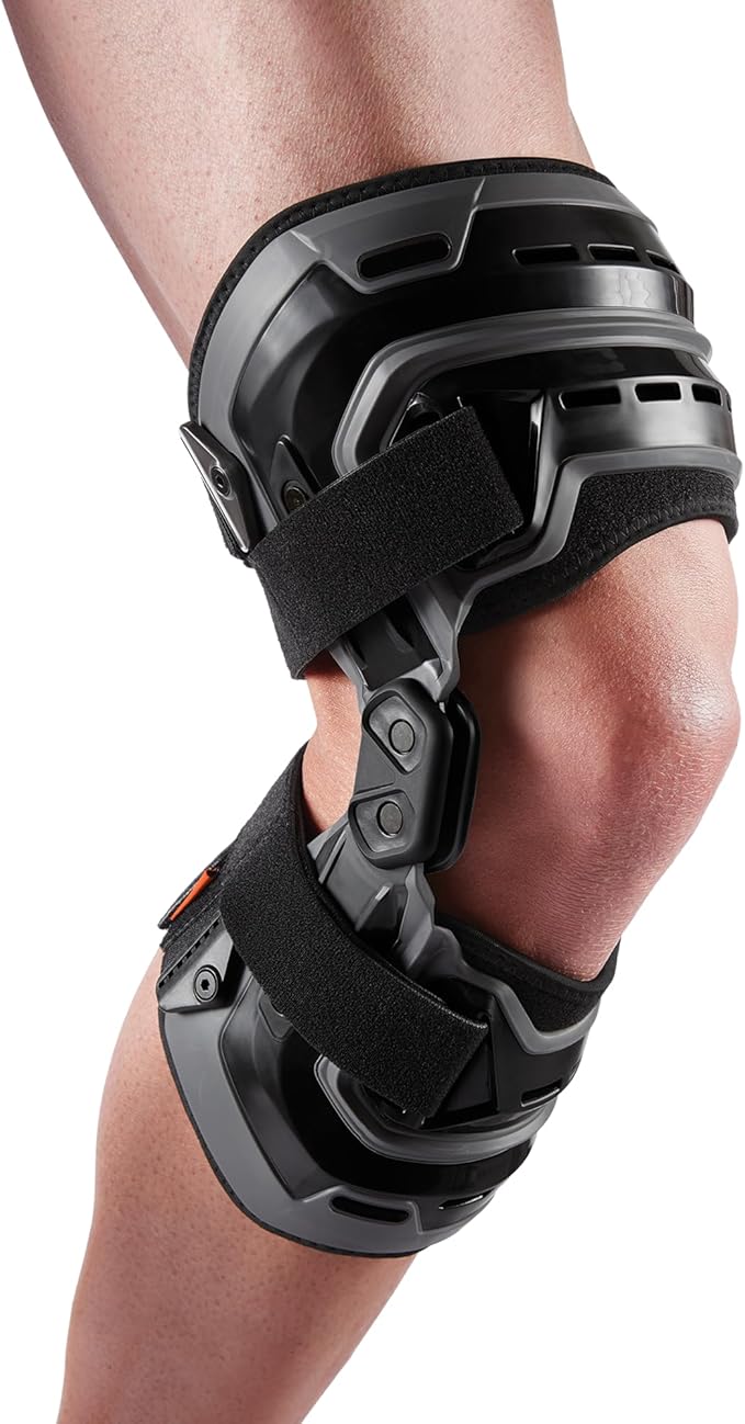 Shock Doctor Bionic Knee Brace with Compression Sleeve. BIO-LOGIX Hinged Lateral Support for Instabilities, Ligament, ACL,...