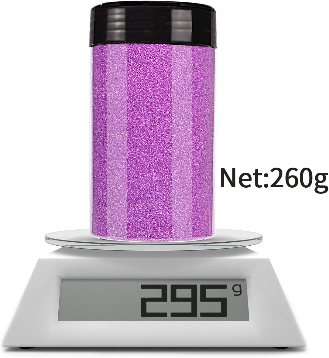 High Capacity 260g Iridescent Fine Glitter,Shaker Bottle Fine Glitter for Epoxy Resin DIY Craft,Rainbow Fine Glitter for Nail Art Face Body Glitter Tumbler Making (IRI Green)