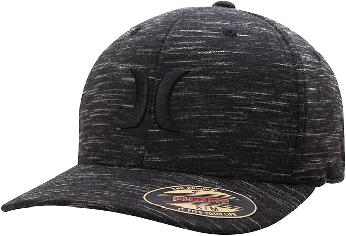 Hurley Men's Caps - One & Only Flexfit Baseball Cap - Fitted Hats for Men (S-XL)