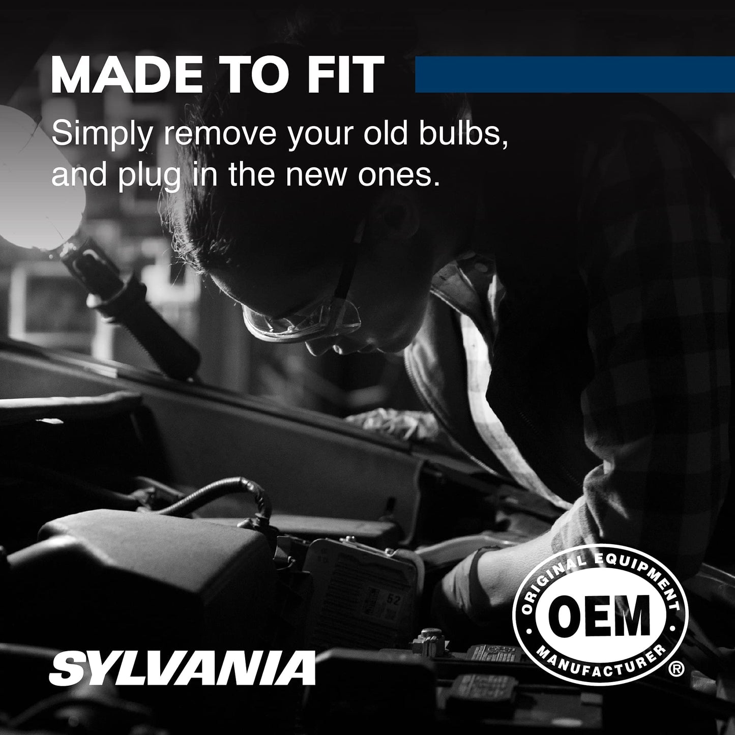 SYLVANIA 194 SilverStar Mini Bulb - Brighter White Light, Ideal for Interior Lighting, 2 Bulbs, Model 194ST.BP2