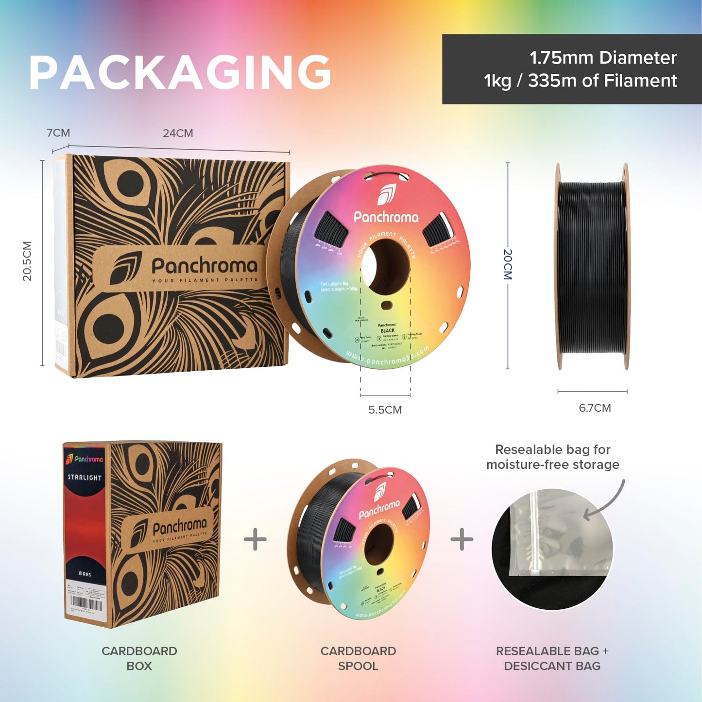 Polymaker Panchroma Matte PLA Filament, Matte Cotton White 1.75mm 1kg 3D Printing Filament, Formerly Polyterra Matte 3D Printer PLA Filament, Fit Most FDM 3D Printers, 1kg Spool (2.2lbs)