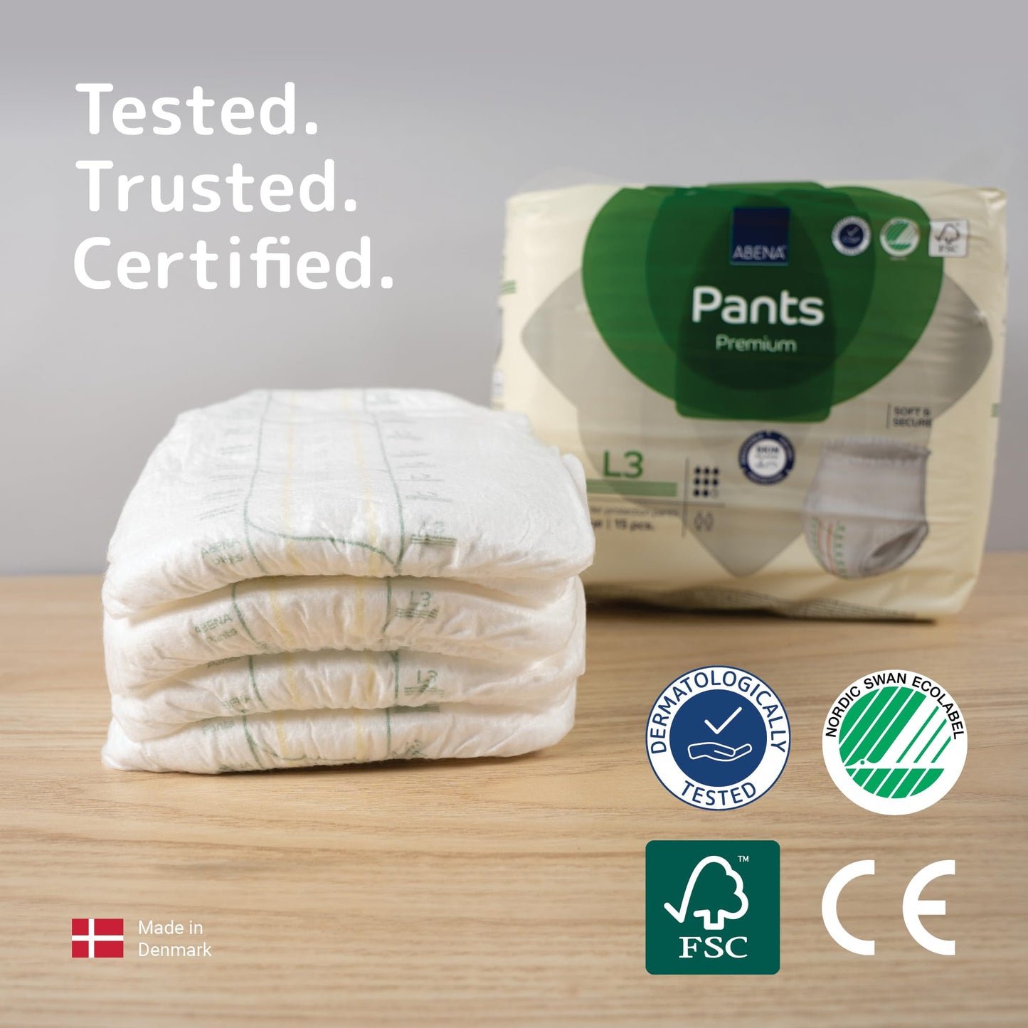 Abena Pants, Premium Protective Underwear, Level 3, (Medium To Extra Large), Large, 15 Count (Pack of 1)