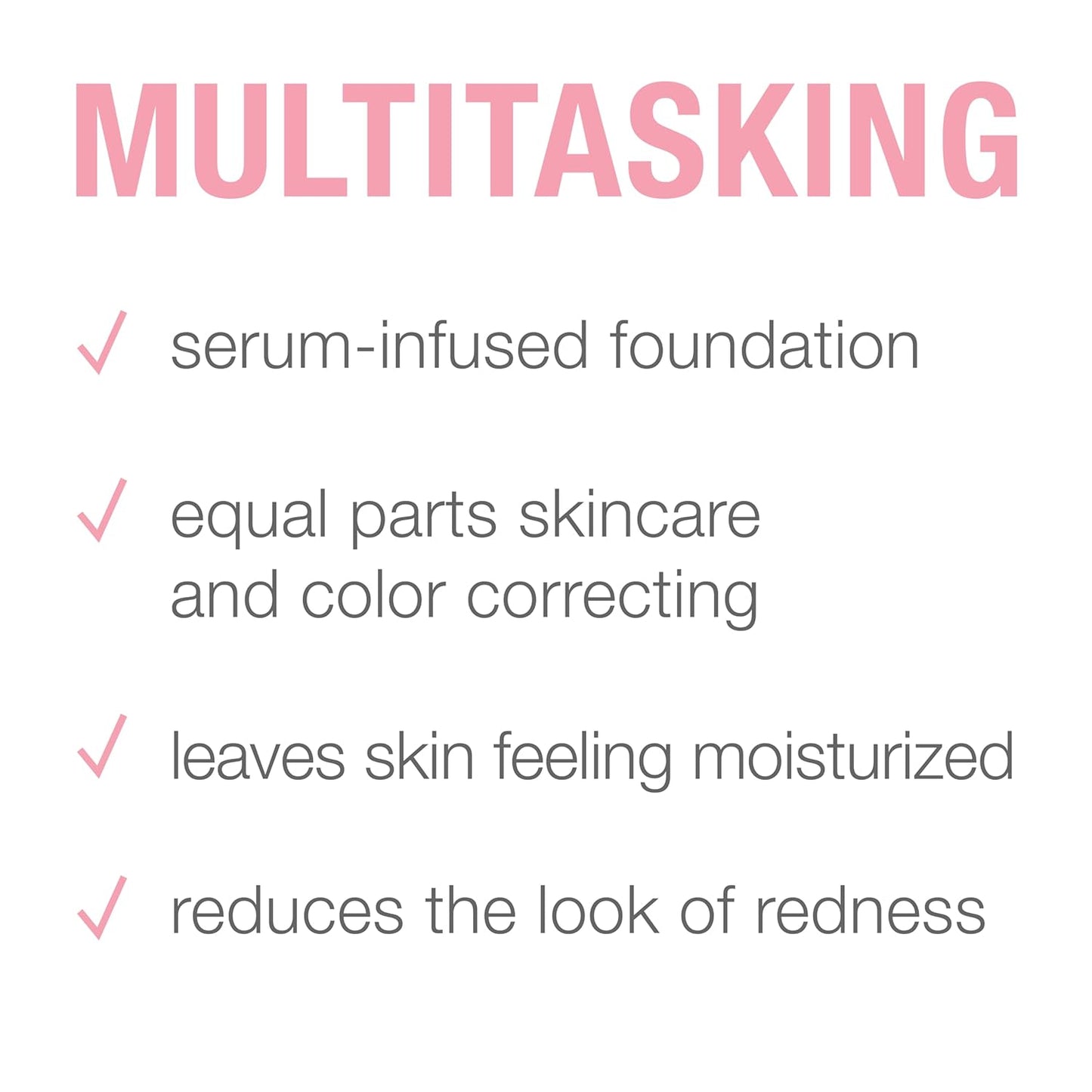 Neutrogena Healthy Skin Sensitive Skin Serum Foundation with Pro-Vitamin B5, Color Correcting & Pore Minimizing Liquid Foundation & Face Serum, Buildable Coverage, Medium 03, 1 oz