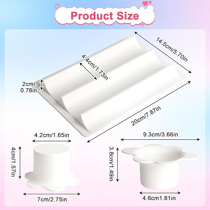 Cake Pop Molds with 1.5 Inch Tray, 3D Printed Round Cake Pop Cutter and Pusher, Circle Biscuit Maker Mold Set, Dual-Cavity Cake Pop Tray, Baking Molds Kit for Parties, Wedding,Home Desserts Making