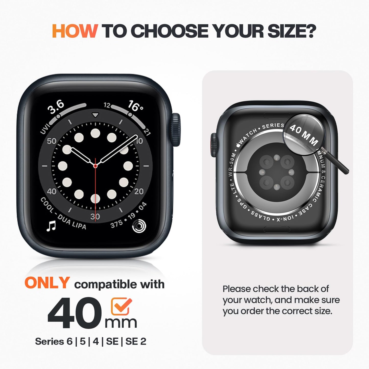 Goton 4-Pack Bling Case For Apple Watch Protector 40Mm Series 6/5/4, Se 3/2/1, Women Glitter Diamond Rhinestone Bumper For Iwatc