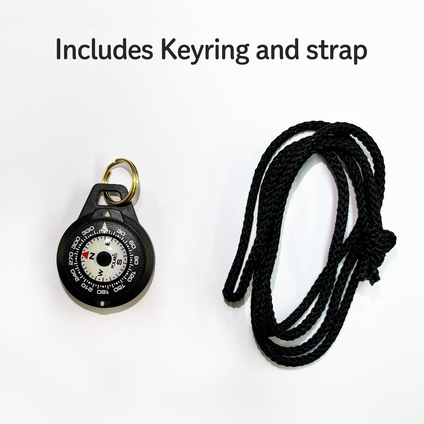 Polaris Waterproof Micro Compass Series/Watchband Or Edc Or Mini Whistle Or Whistle (Edc Compass, 2)