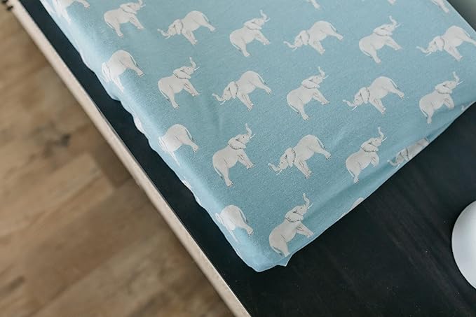 Copper Pearl Premium Knit Changing Pad Cover Soft, Stylish, and Universal Fit for All Standard Diaper Changing Pads, Trendy Design Changing Pad Covers, Peanut