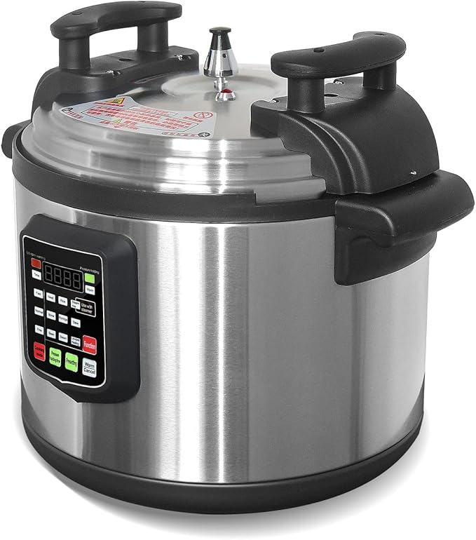 Kolice Commercial Electric 21L Pressure Cooker, Multi Cooker Pressue Canner With Non-stick Inner Pot, 21L (22 QT), 3000W, For Hotel Restaurant Kitchen and only for 220V (NOT 110V)