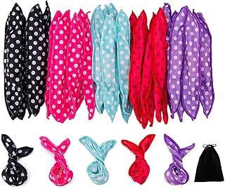 30 Pieces Hair Curler Rollers DIY Night Sleep Foam Hair Styling Tools Flexible Soft Sponge Pillow Curlers Rollers With Sto...