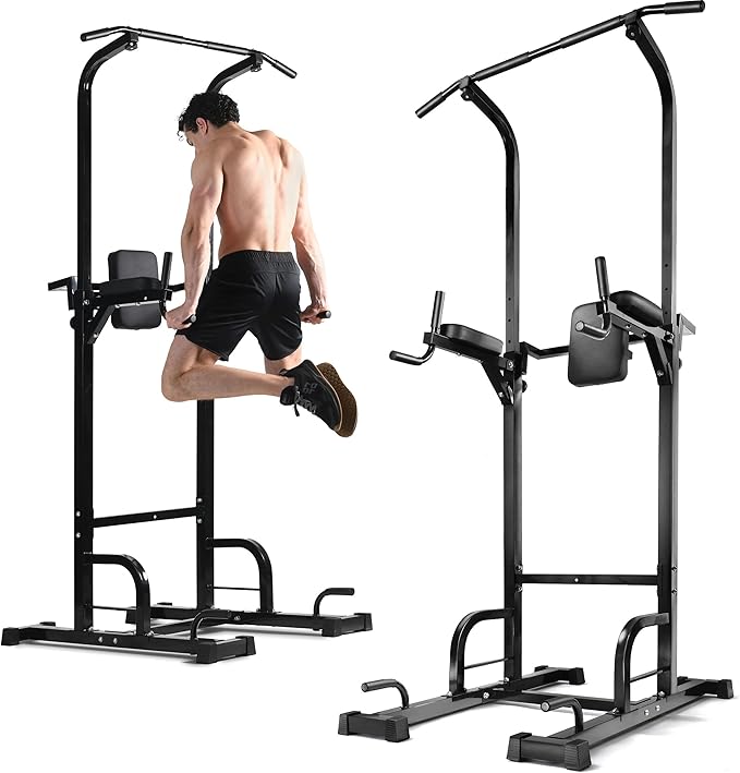 Pull Up Bar Free Standing - Power Tower, Multi-Functional Pullup Dip Station, Calisthenics Equipment Station For Home Gym...