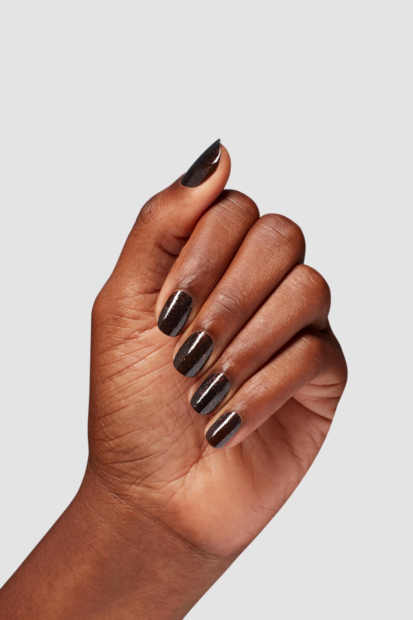 OPI Nail Lacquer Grunge Queen | Semi-Sheer Dark Red-Copper Shimmer Neutral Crme Chip Resistant Nail Polish | What's Your Mani-tu